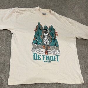 SANA Detroit Graphic Cream T-Shirt